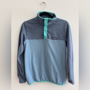 Patagonia Women’s Micro D Snap-T Fleece Pullover - Light Plume Grey - Small